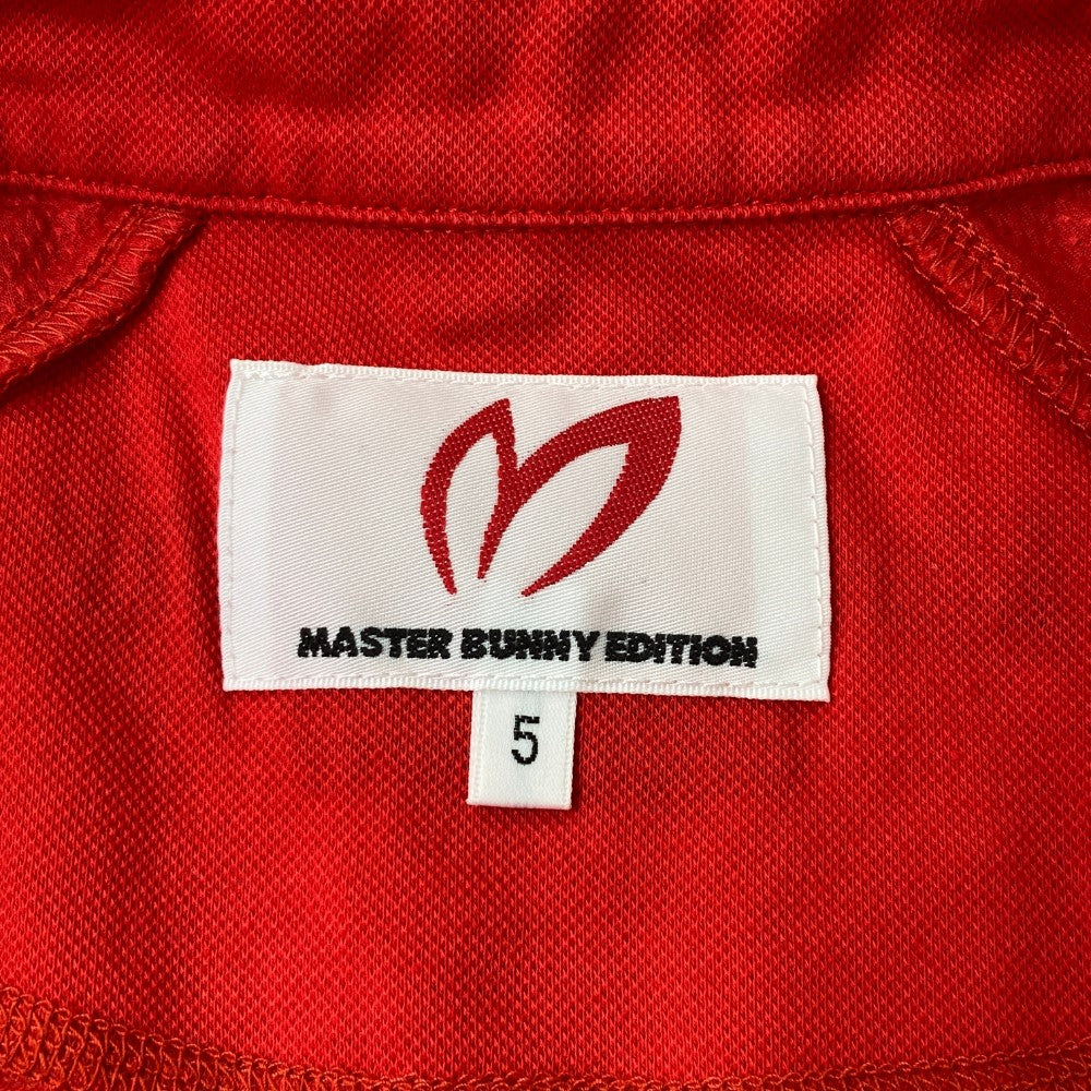 MASTER BUNNY EDITION 마스터 버니 에디션  반팔 폴로 셔츠  레드 계열 5