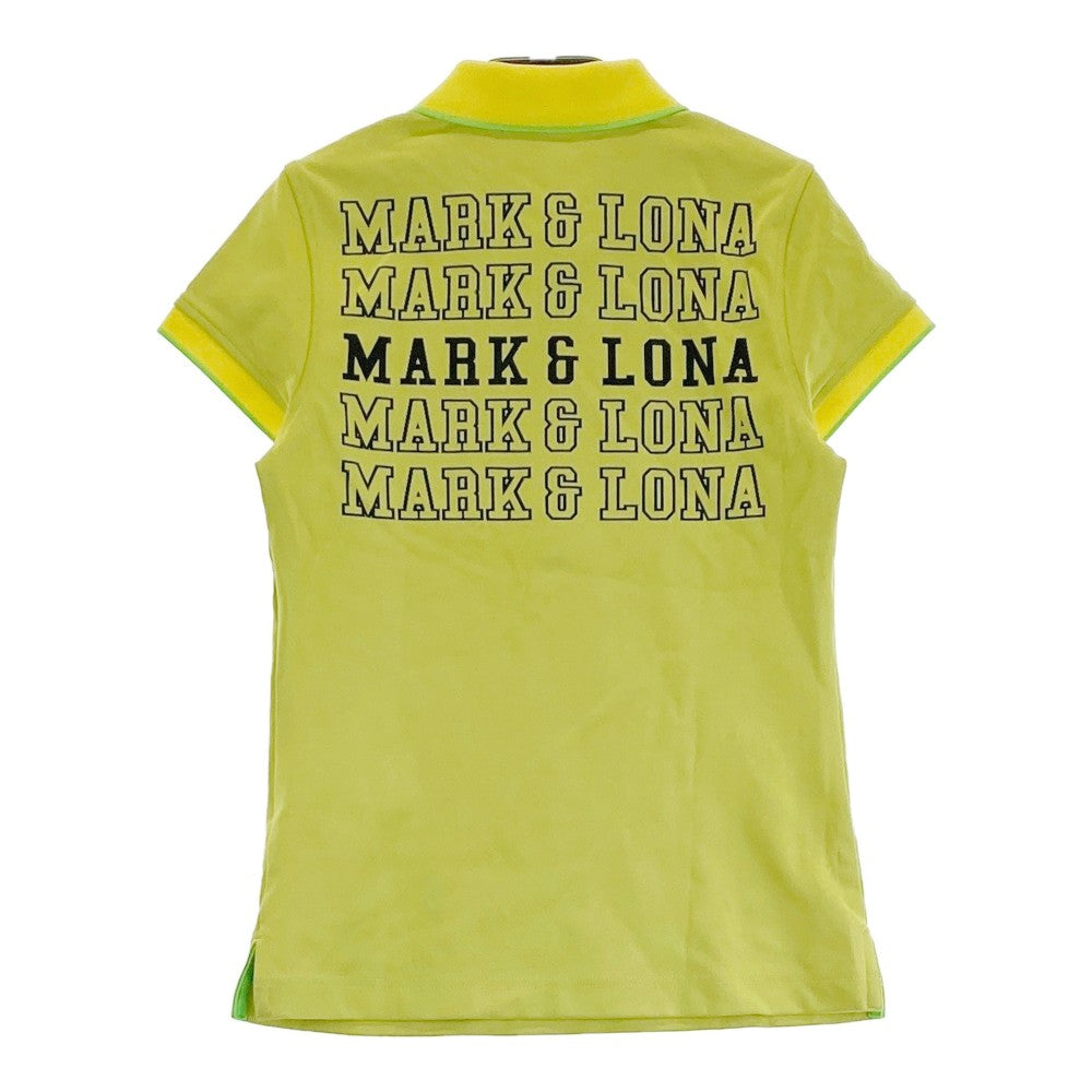 MARK&LONA 마크앤로나 하프 집업 반팔 폴로 셔츠 옐로 계열 36