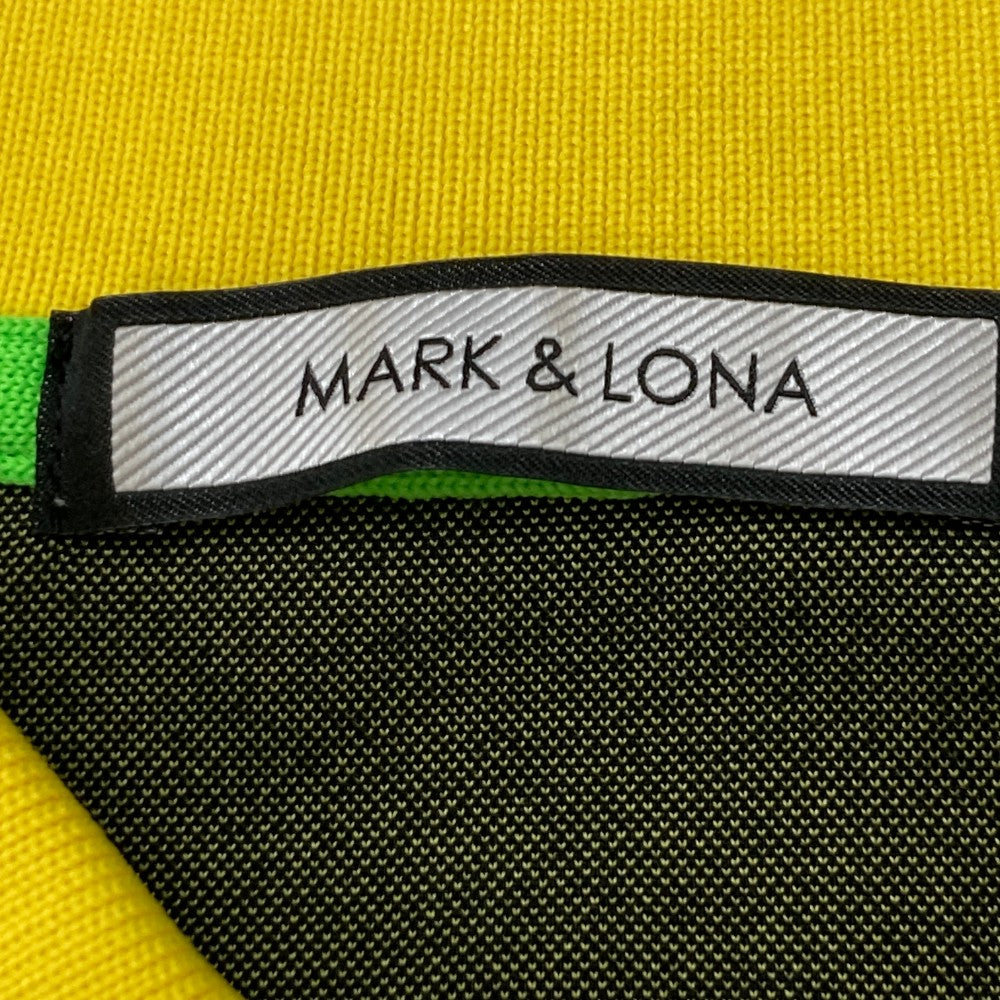 MARK&LONA 마크앤로나 하프 집업 반팔 폴로 셔츠 옐로 계열 36