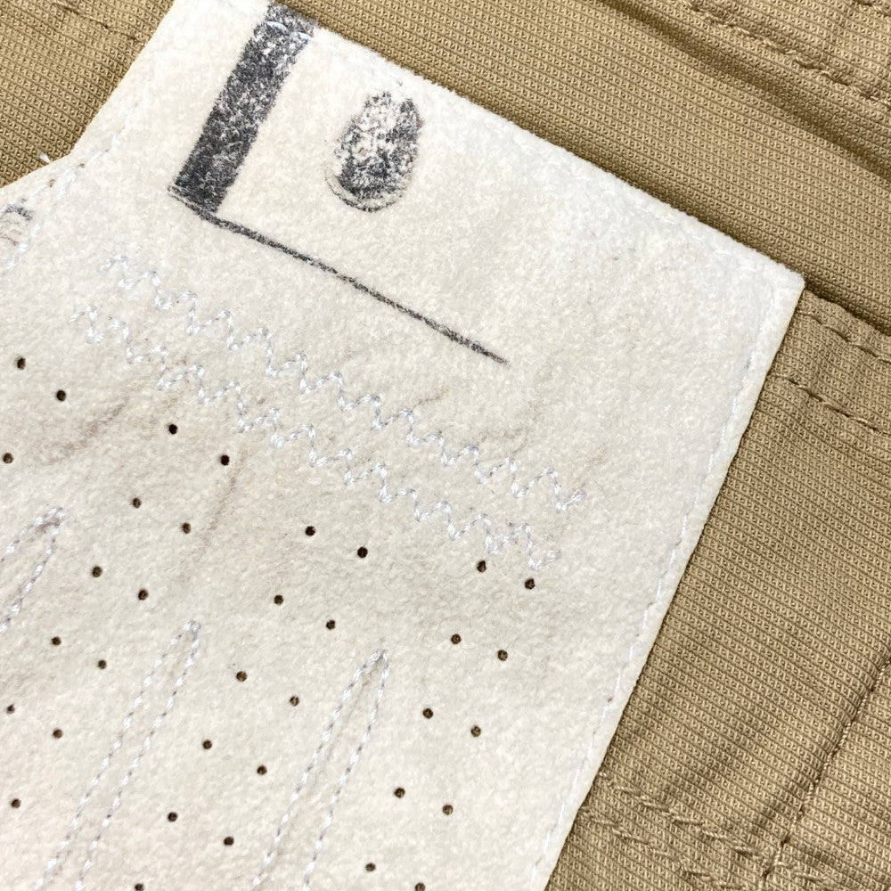 MARK&LONA マークアンドロナ  コットン混 ストレッチスカート スカル刺  ベージュ系 S
