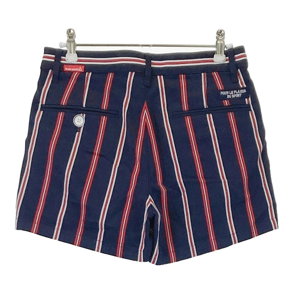 LE COQ GOLF ルコックゴルフ  ショートパンツ ストライプ柄 ネイビー系 7