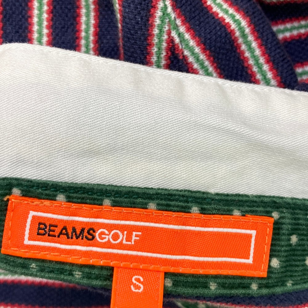 BEAMS GOLF ビームスゴルフ  長袖ワンピース ボーダー柄 ネイビー系 S