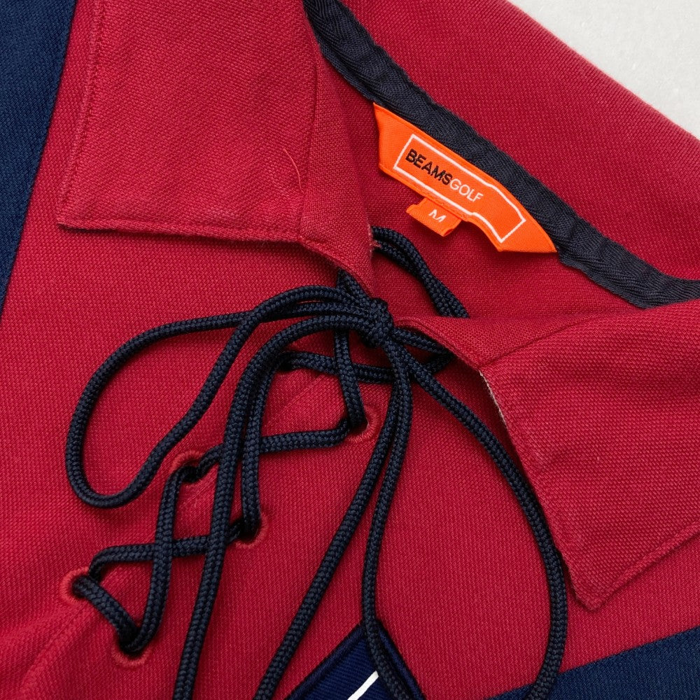 BEAMS GOLF ビームスゴルフ  半袖ワンピース  レッド系 M