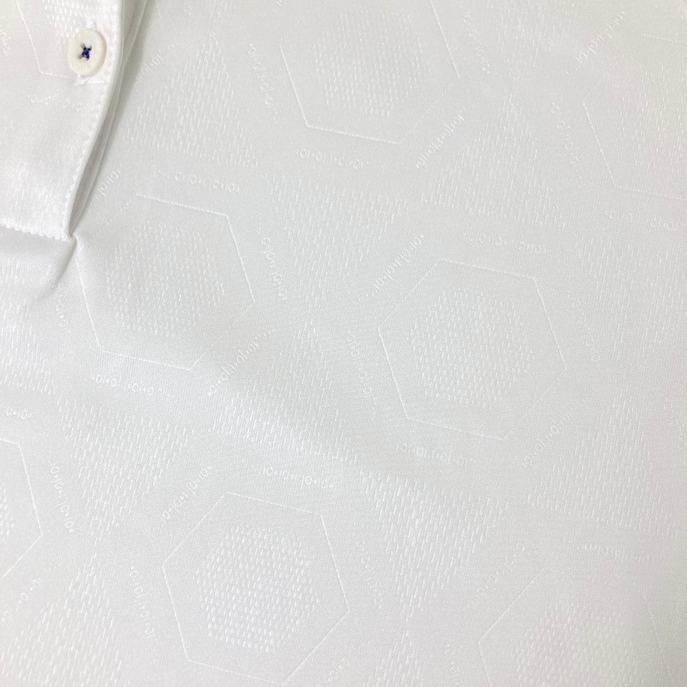 ADIDAS GOLF アディダスゴルフ  半袖ポロシャツ  ホワイト系 L
