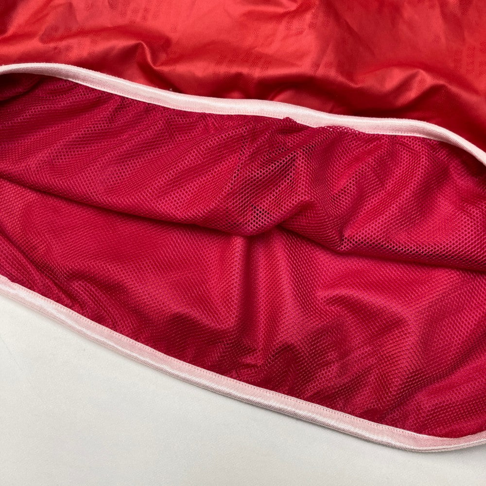 PUMA GOLF プーマゴルフ  2WAY裏メッシュブルゾン 総柄 レッド系 L