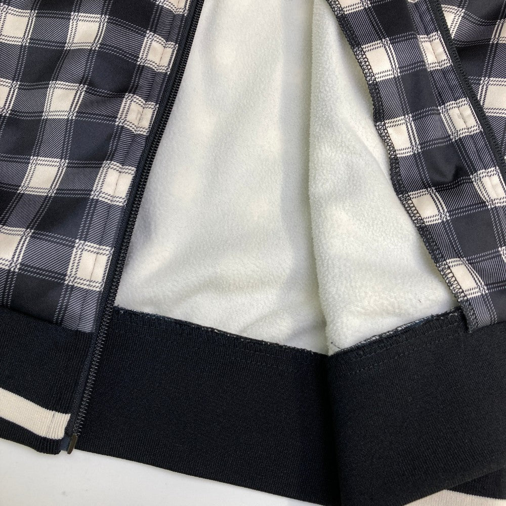 FILA GOLF フィラゴルフ  ジャケット チェック ブラック系 M