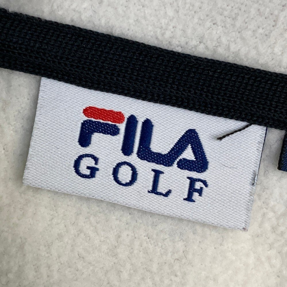 FILA GOLF フィラゴルフ  ジャケット チェック ブラック系 M