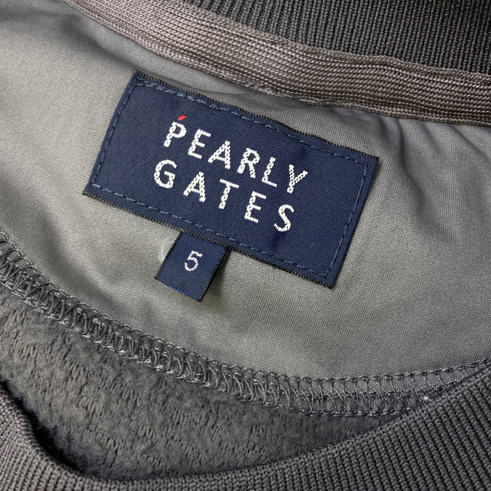 PEARLY GATES パーリーゲイツ ; 2024年モデル 裏起毛 スウェットトレーナー  グレー系 5