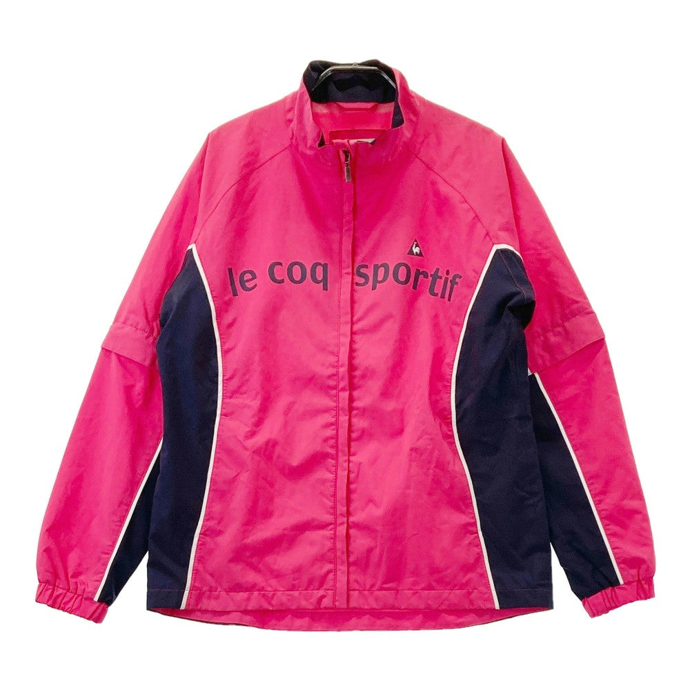 LE COQ GOLF ルコックゴルフ  2WAYジップジャケット 裏メッシュ  ピンク系 M