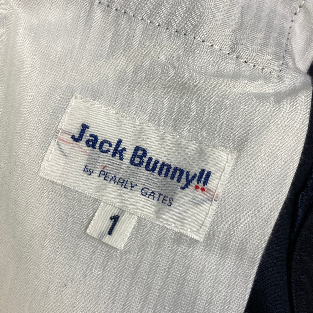 JACK BUNNY ジャックバニー  ストレッチ ロングパンツ  ネイビー系 1