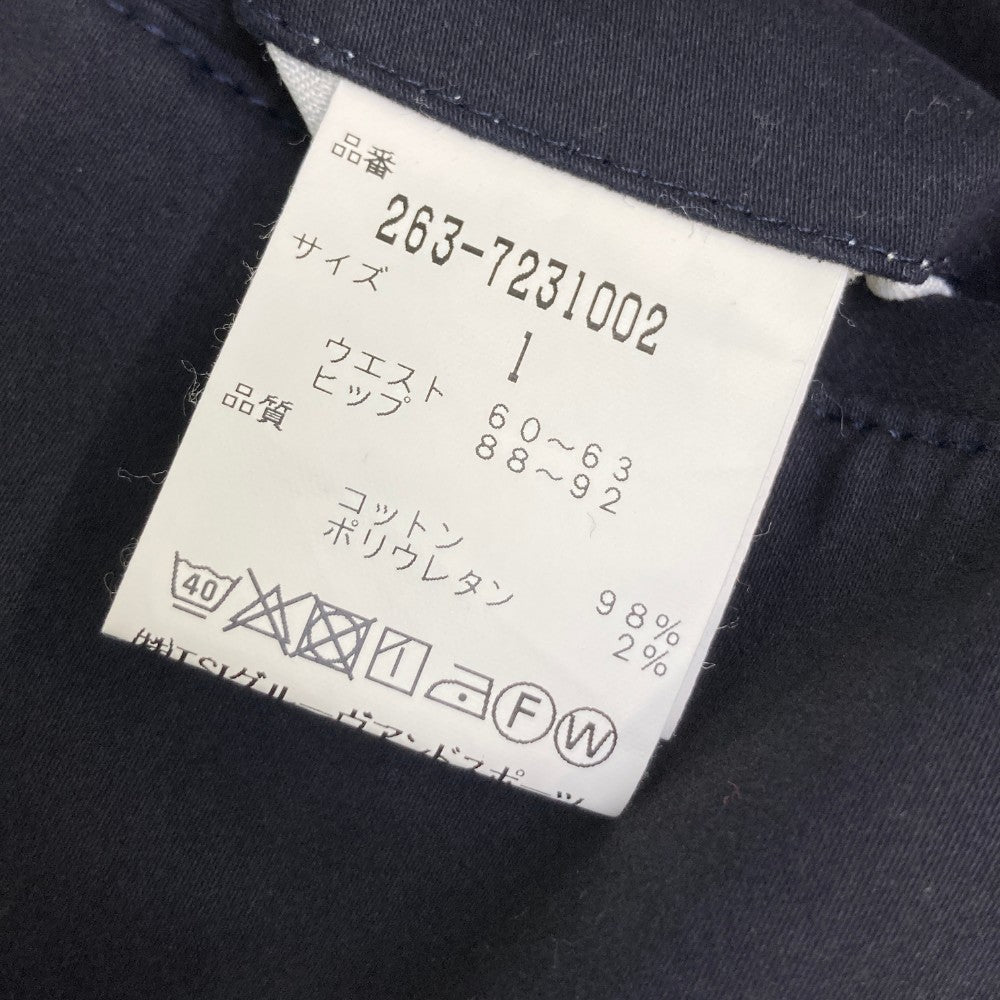 JACK BUNNY ジャックバニー  ストレッチ ロングパンツ  ネイビー系 1