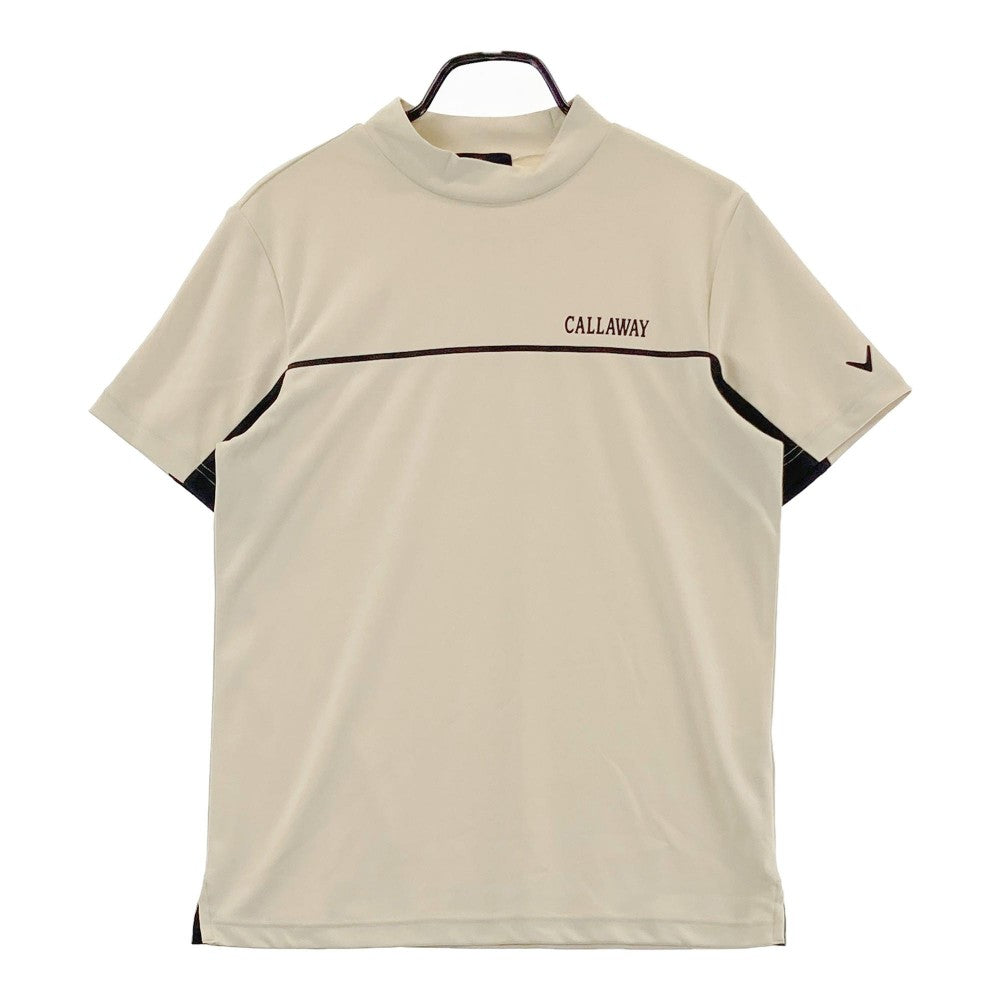 CALLAWAY キャロウェイ 2024年 半袖ハイネックTシャツ  イエロー系 M