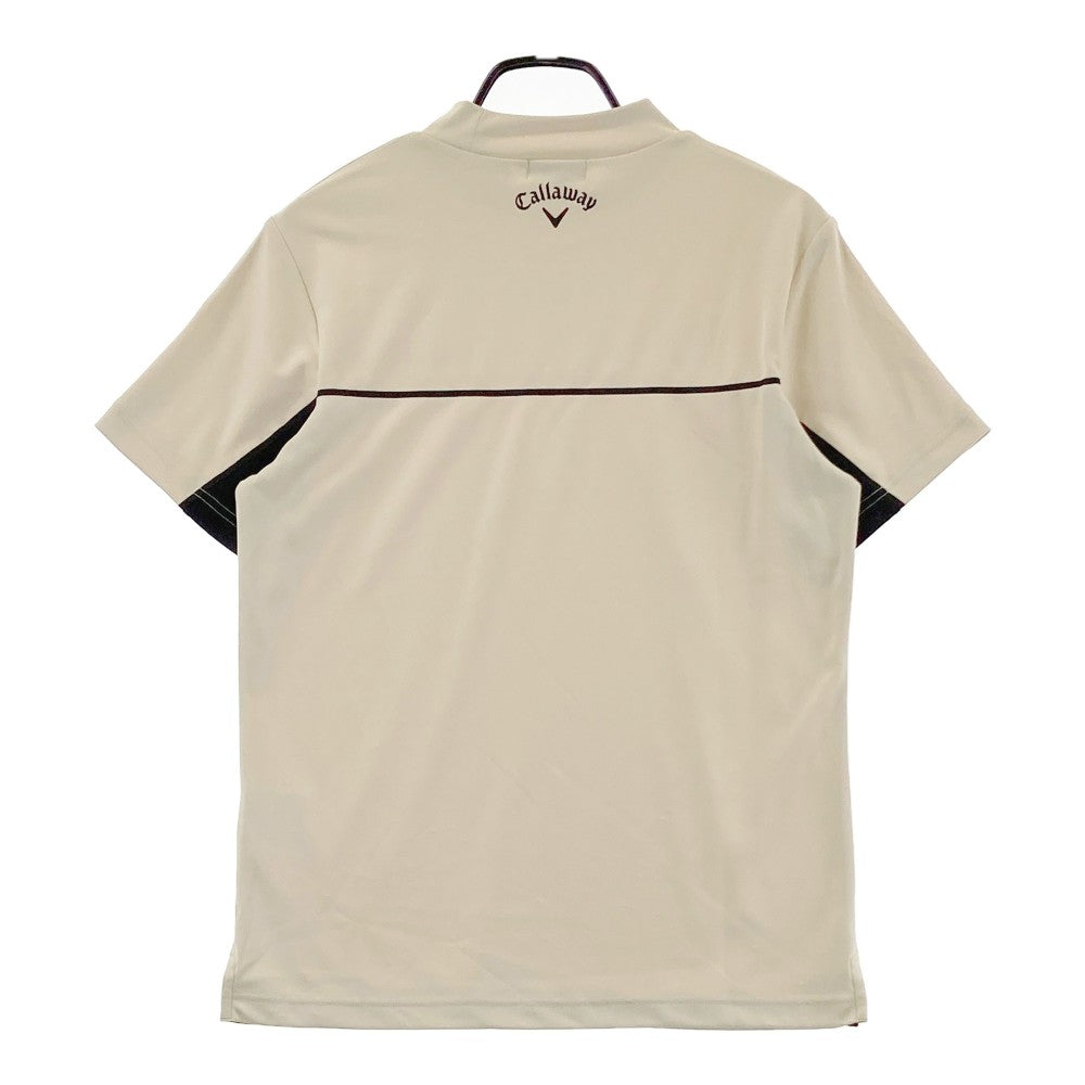 CALLAWAY キャロウェイ 2024年 半袖ハイネックTシャツ  イエロー系 M