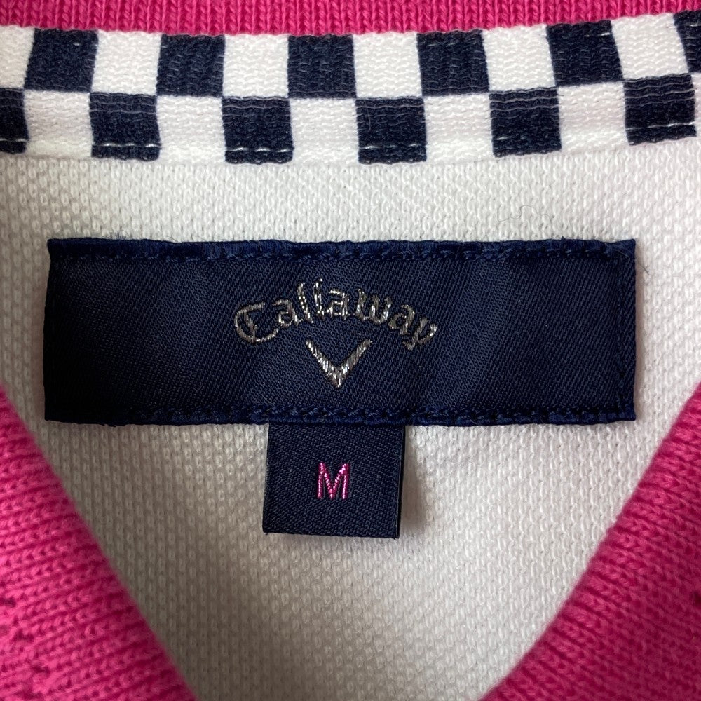 CALLAWAY キャロウェイ  半袖ポロシャツ カップケーキ  ホワイト系 M
