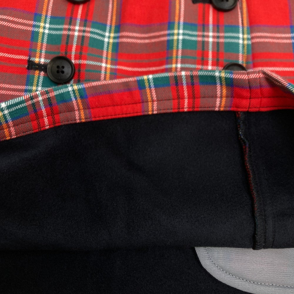 LE COQ GOLF ルコックゴルフ  ストレッチスカート 裏起毛 タータンチェック柄 レッド系 9