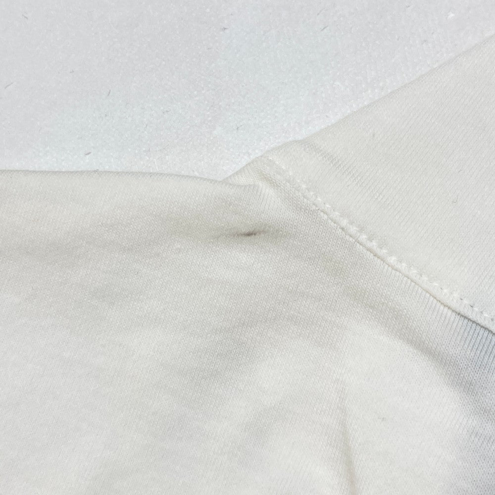 ZOY ゾーイ  ハーフジップ 半袖Tシャツ  ホワイト系 40