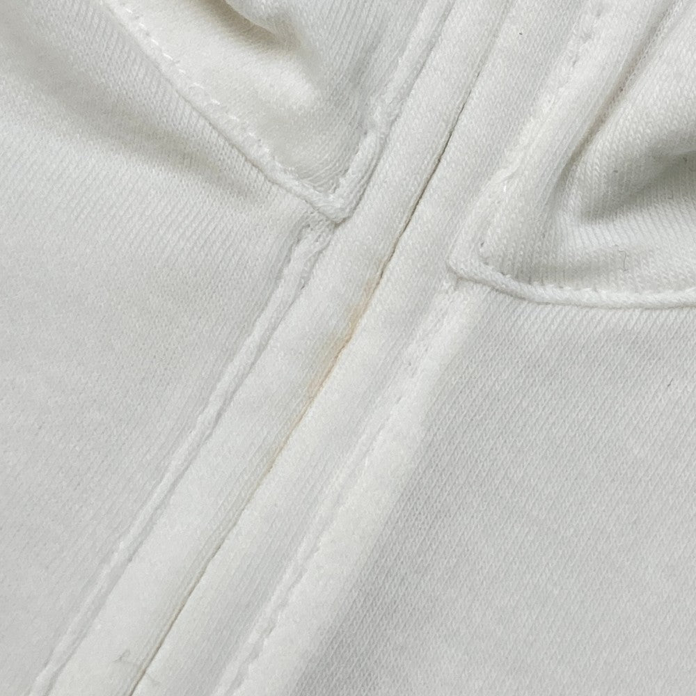 ZOY ゾーイ  ハーフジップ 半袖Tシャツ  ホワイト系 40