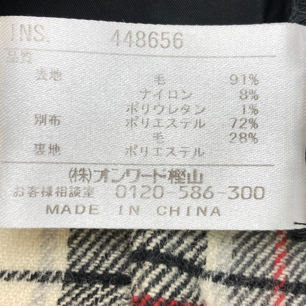 23区 SPORT スポーツ  ウール インナー付スカート プリーツ タータンチェック柄 ホワイト系 64