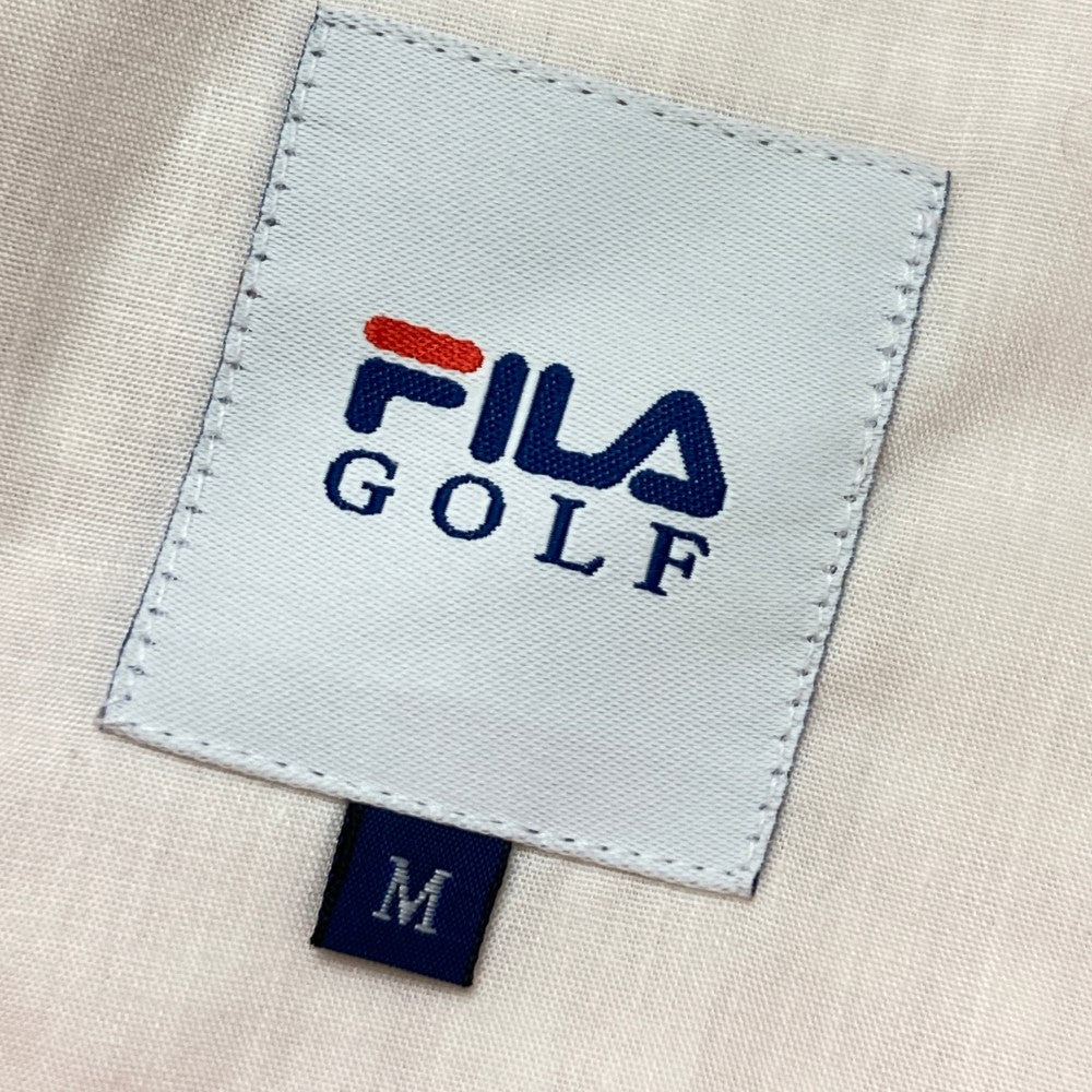 FILA GOLF フィラゴルフ  ストレッチショートパンツ ギンガムチェック柄 レッド系 M