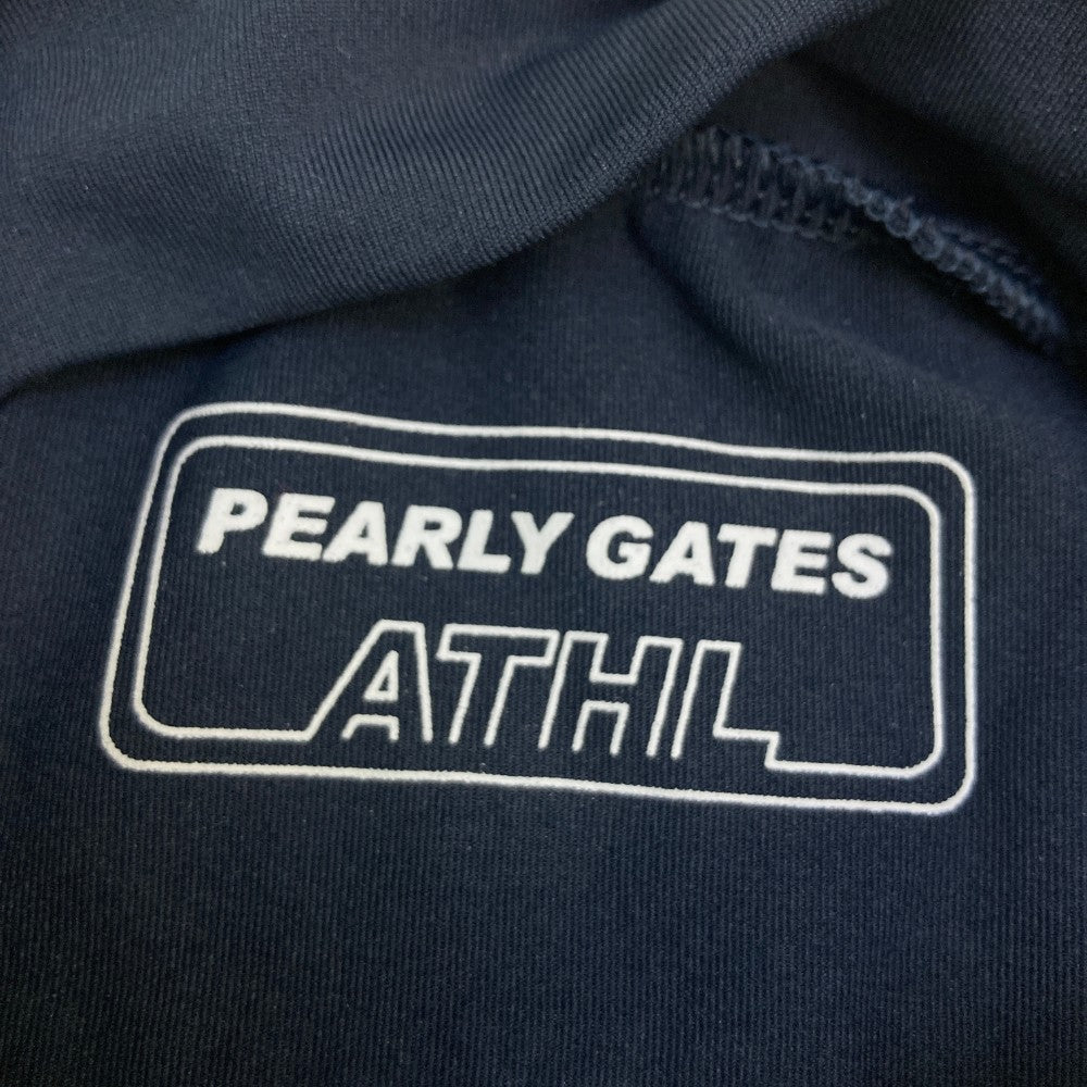 PEARLY GATES パーリーゲイツ  ハイネック 長袖Tシャツ  ネイビー系 0