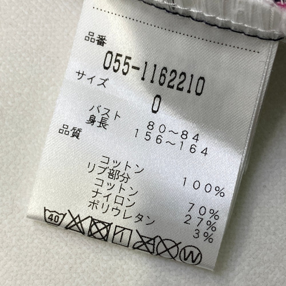 PEARLY GATES パーリーゲイツ ; スウェット ジップパーカー 花 総柄 ネイビー系 0