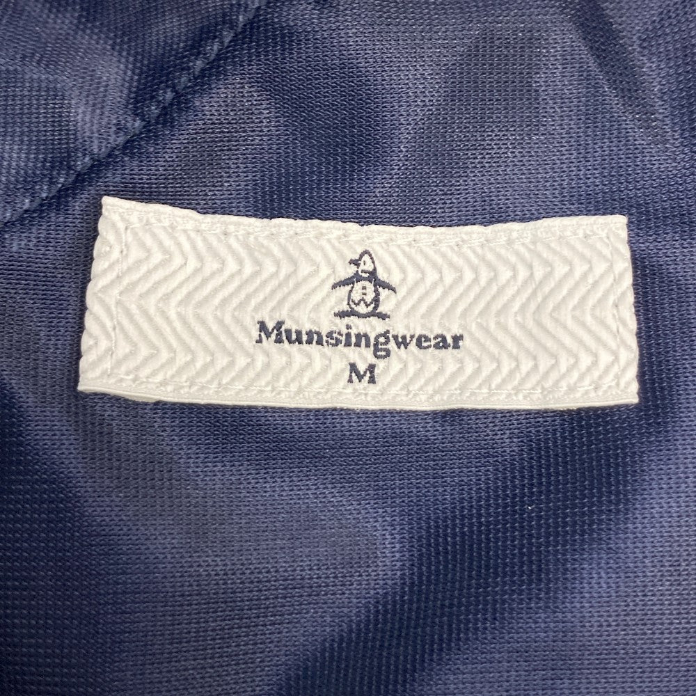 MUNSING WEAR マンシングウェア JWLJ802 ストレッチパンツ 総柄 ネイビー系 M