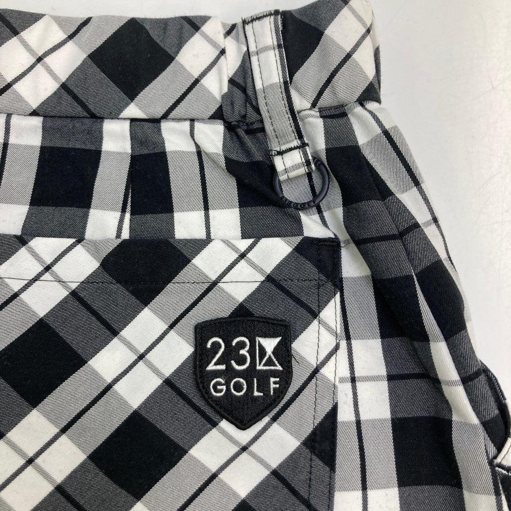23区 GOLF 니주산쿠 골프 스트레치 스커트 체크무늬 블랙 계열 2