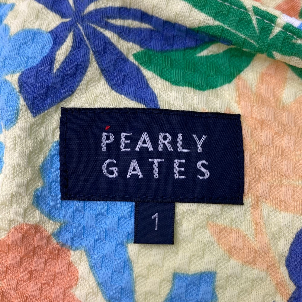 PEARLY GATES パーリーゲイツ ; 2023年モデル フレアスカート 総柄 イエロー系 1