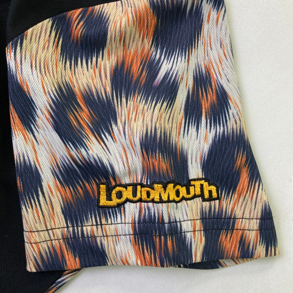 LOUD MOUTH 라우드마우스 반팔 원피스 레오파드 무늬 블랙 계열 M