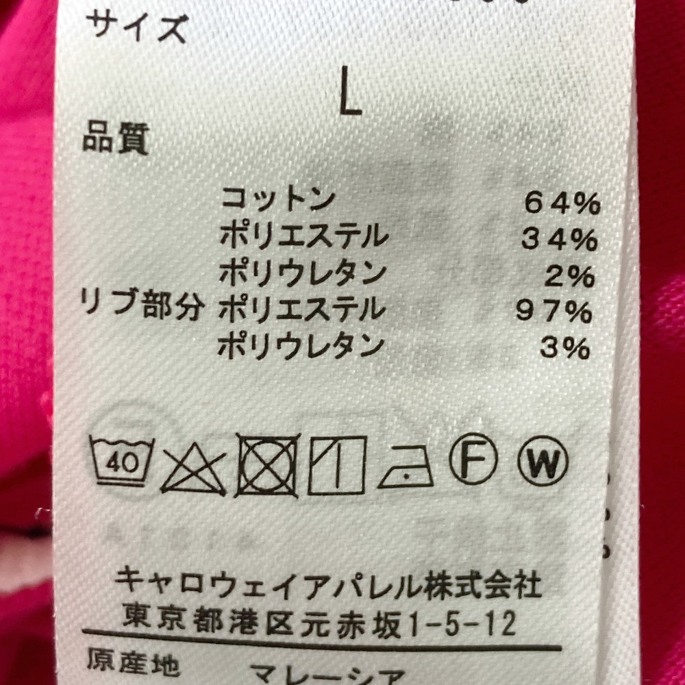 CALLAWAY キャロウェイ 241-8251800 半袖ポロシャツ  ピンク系 L