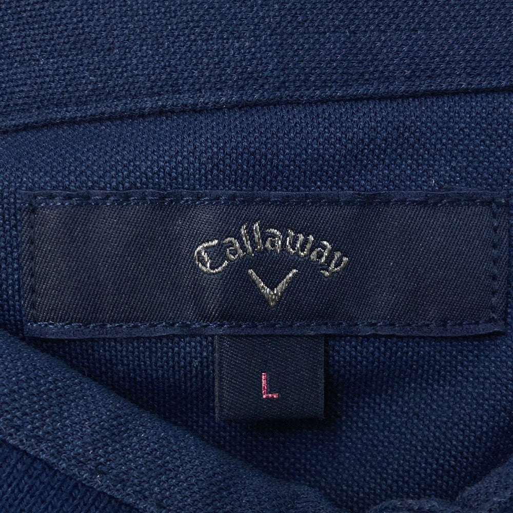 CALLAWAY キャロウェイ 241-6151807 半袖ポロシャツ  ネイビー系 L