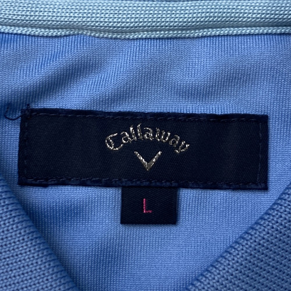 CALLAWAY キャロウェイ  ノースリーブポロシャツ  ブルー系 L