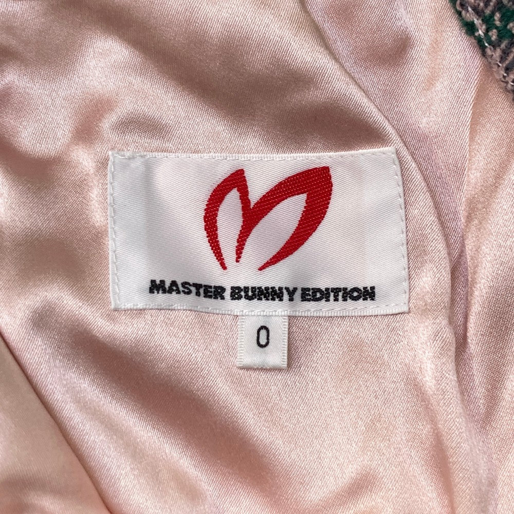 MASTER BUNNY EDITION 마스터 바니 에디션 스트레치 팬츠 체크 패턴 그린 계열 0