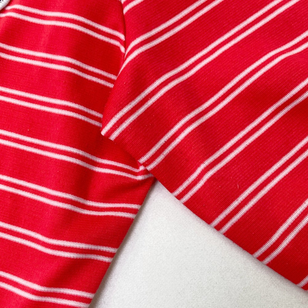 FILA GOLF フィラゴルフ  長袖ハイネックTシャツ ボーダー ピンク系 L
