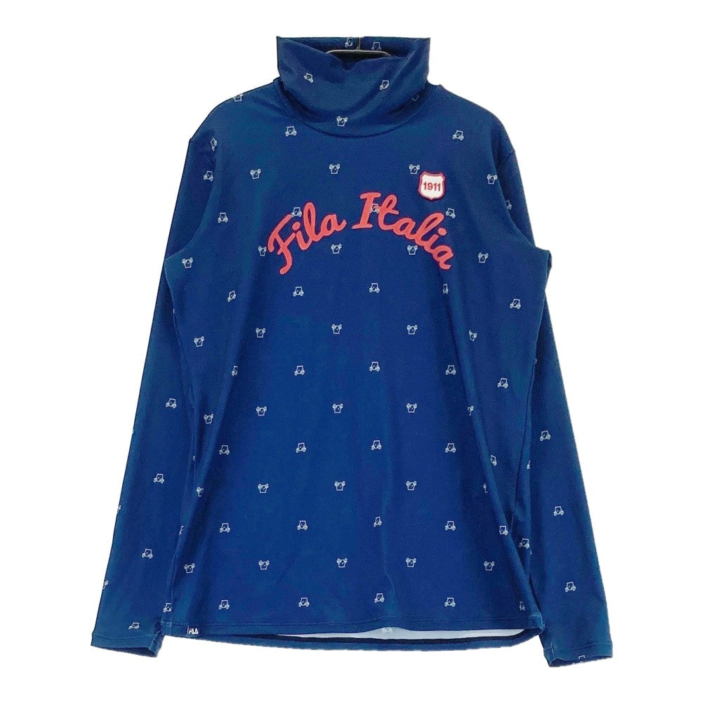 FILA GOLF フィラゴルフ  長袖ハイネックTシャツ  ネイビー系 L