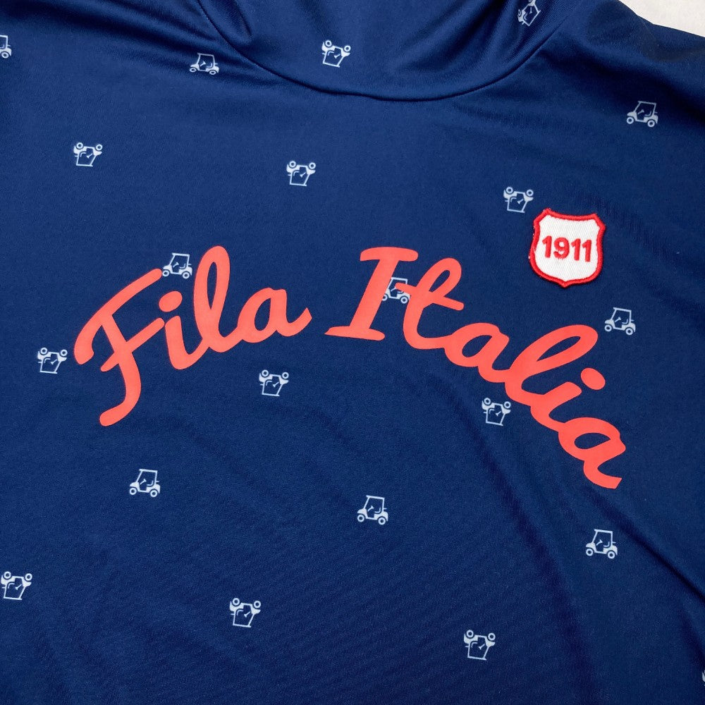 FILA GOLF フィラゴルフ  長袖ハイネックTシャツ  ネイビー系 L