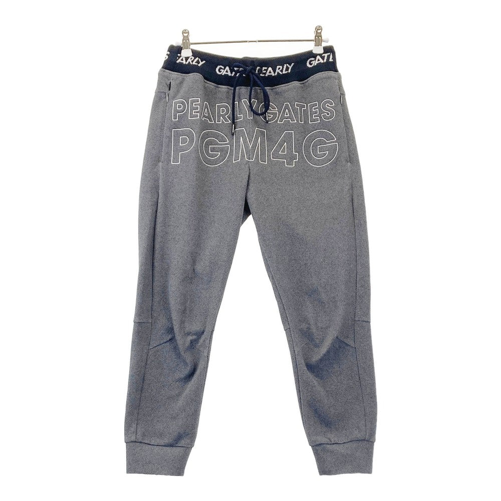 PEARLY GATES パーリーゲイツ  メッシュジョガーパンツ  グレー系 0