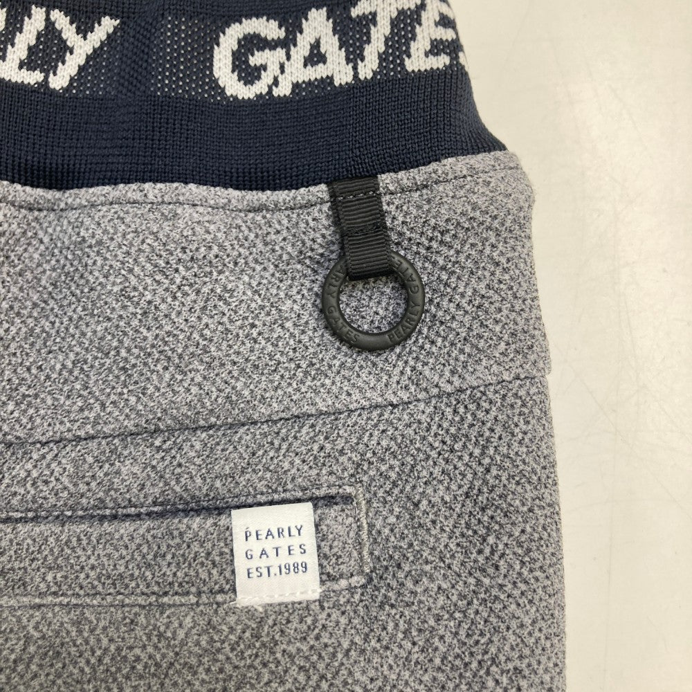 PEARLY GATES パーリーゲイツ  メッシュジョガーパンツ  グレー系 0
