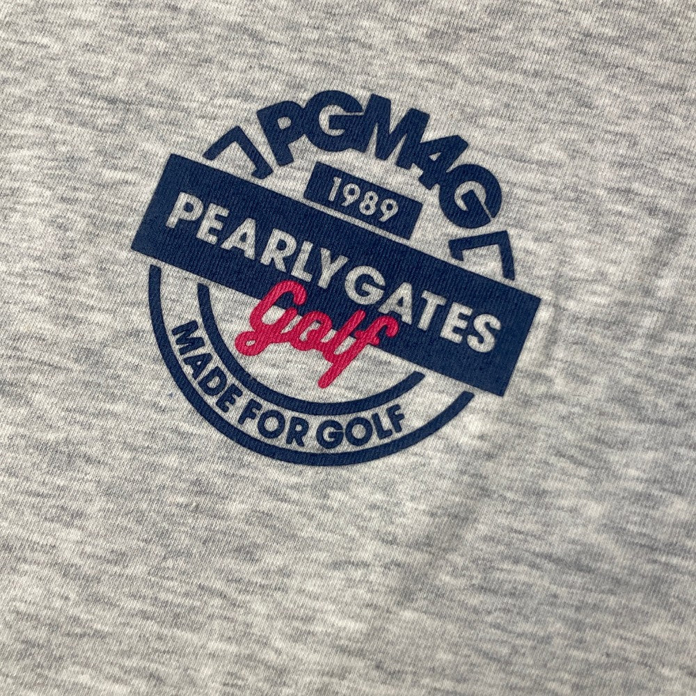 PEARLY GATES 팔리게이츠  하이넥 긴팔 티셔츠  그레이 계열 0
