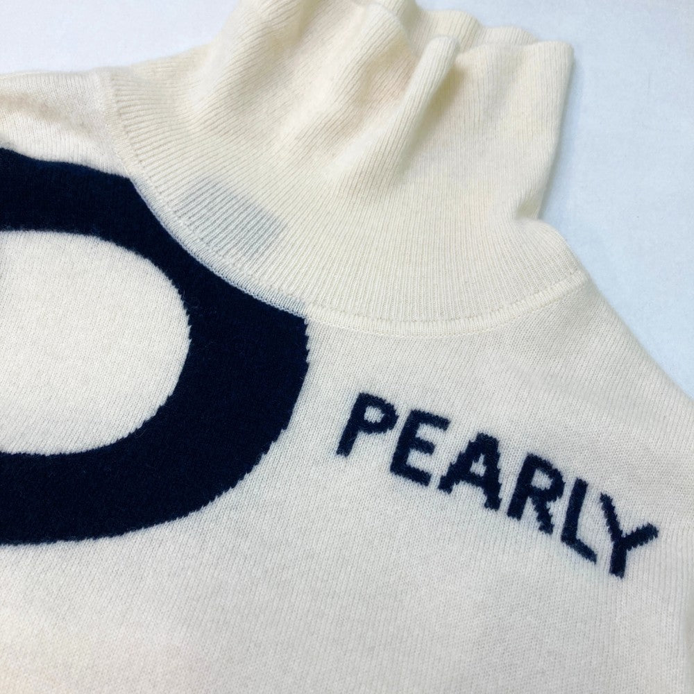 PEARLY GATES 파리게이츠 2024년형 캐시미어 터틀넥 니트 스웨터 화이트계열 5