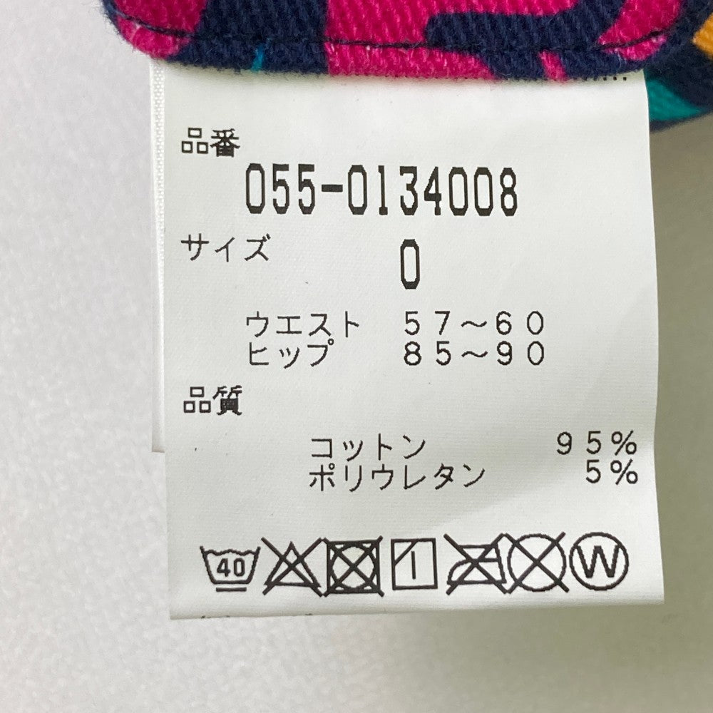PEARLY GATES パーリーゲイツ 30周年モデル ストレッチスカート 総柄 ブルー系 0