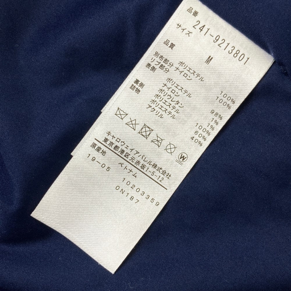 CALLAWAY 캘러웨이  충전재 노슬리브 집업 원피스  네이비 계열 M