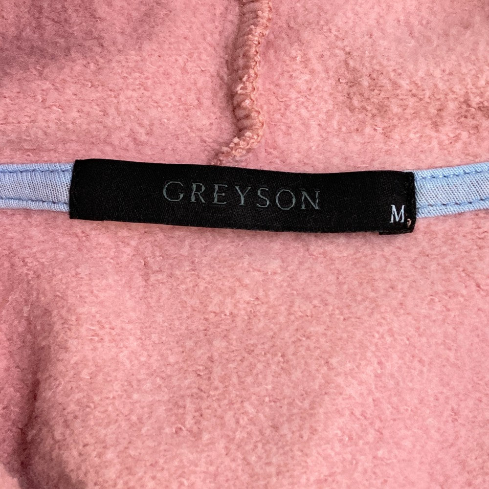 GREYSON グレイソン  裏起毛スウェットパーカー  ピンク系 M