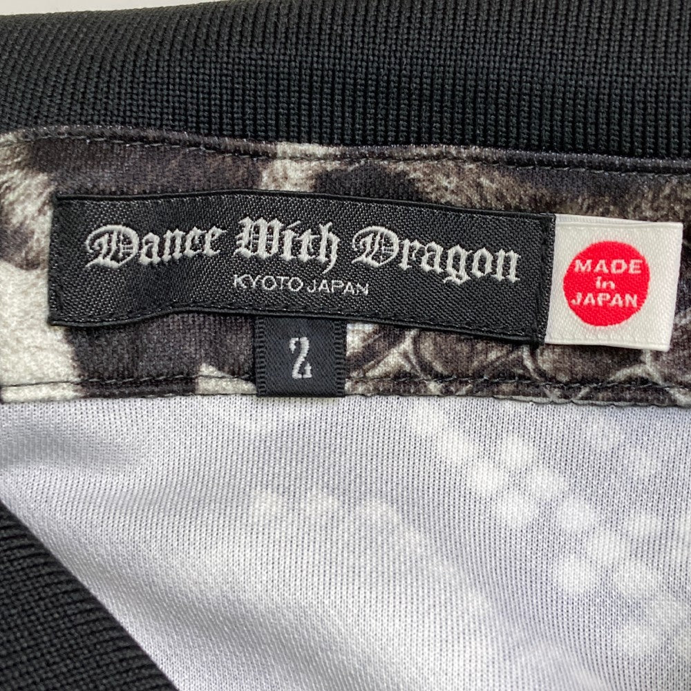 DANCE WITH DRAGON (댄스 위드 드래곤) 반팔 폴로 셔츠 애니멀 블랙 계열 2
