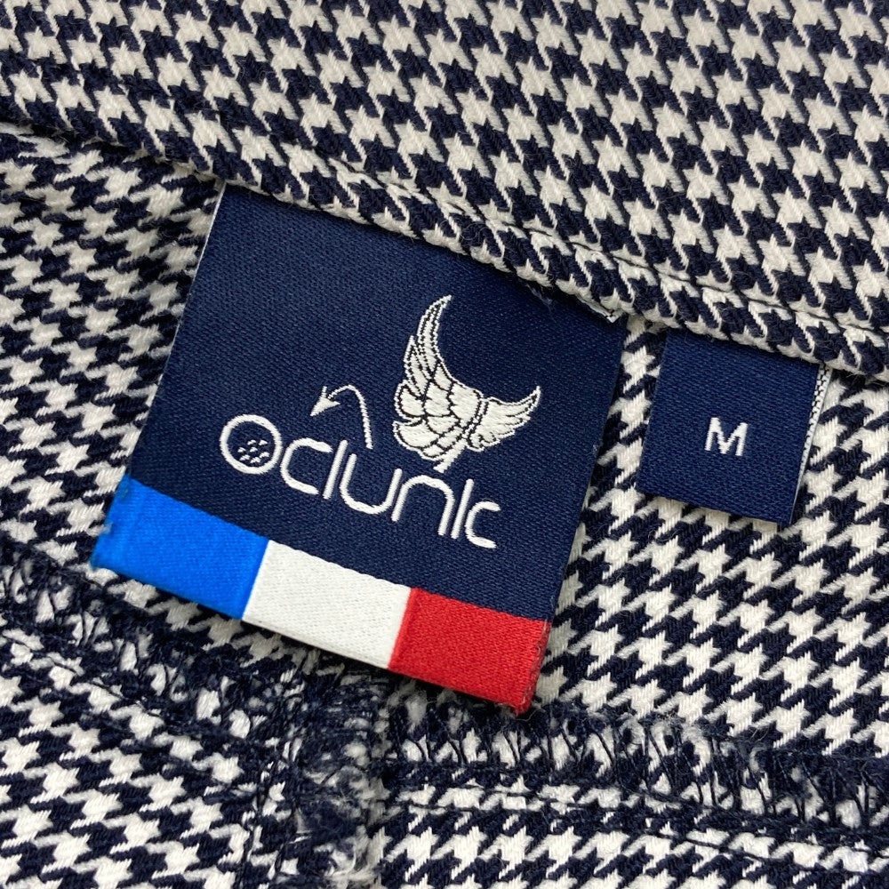 CLUNK クランク  パンツ 千鳥 ネイビー系 M