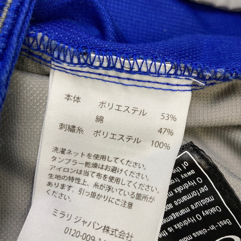 OAKLEY オークリー  ハーフパンツ スカル 刺繍総柄 ブルー系 30