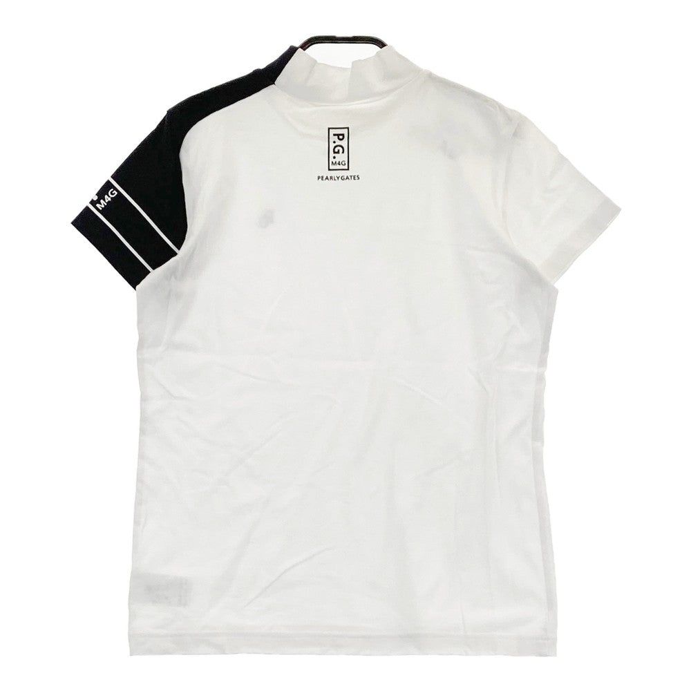 PEARLY GATES パーリーゲイツ 2023年 半袖ハイネックTシャツ  ホワイト系 0