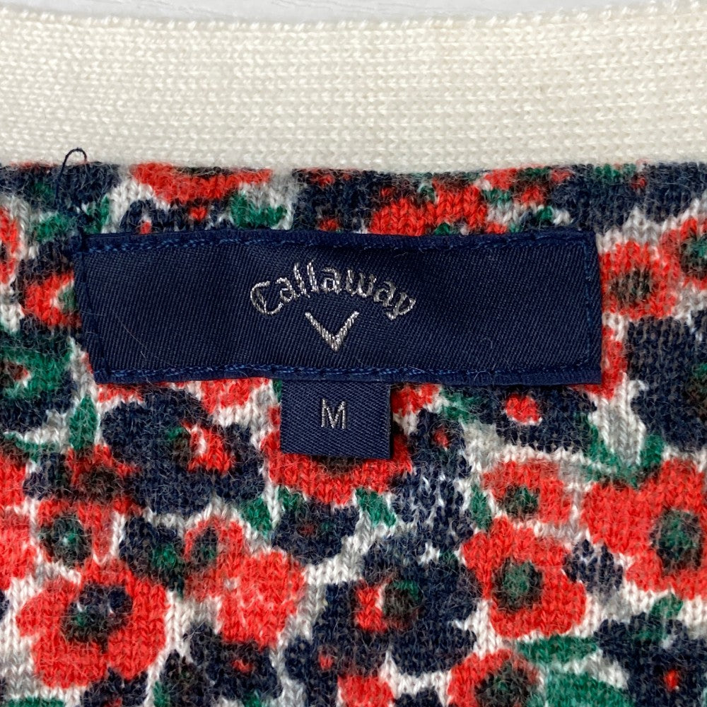 CALLAWAY 캘러웨이 가디건 화이트 계열 M