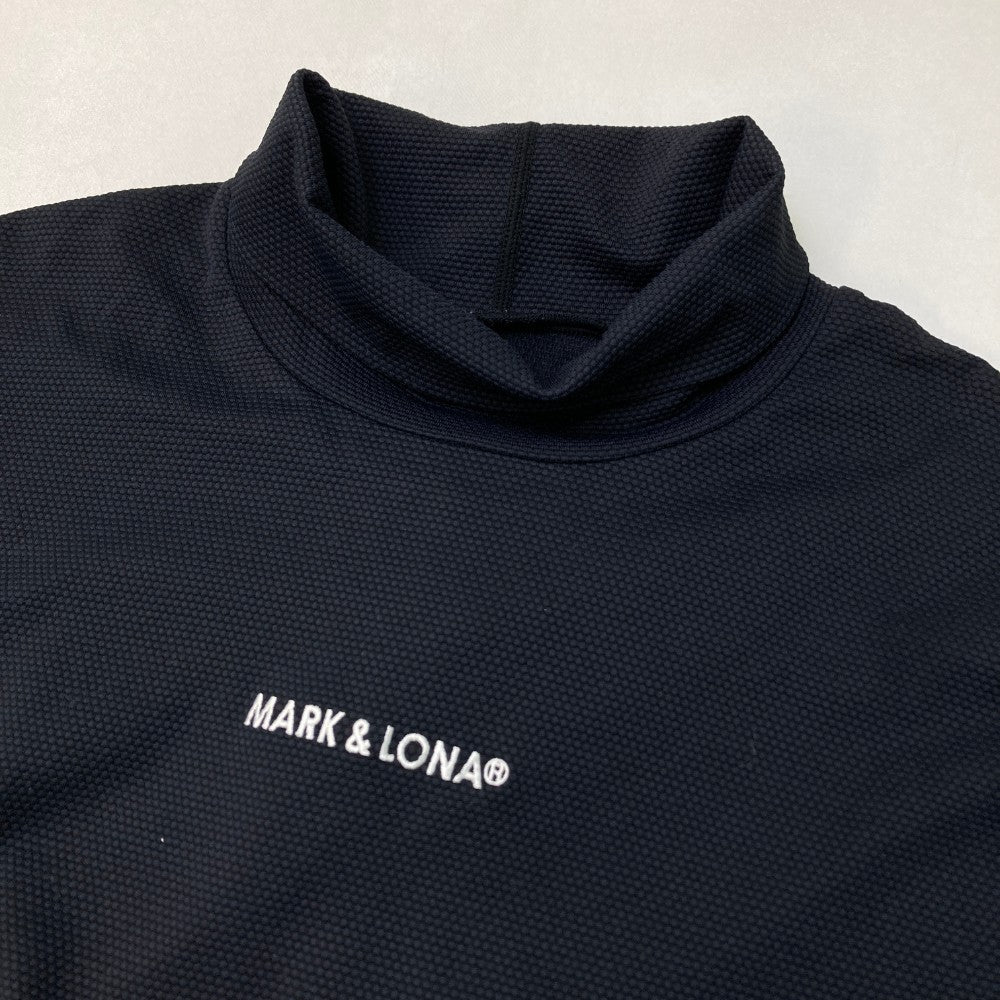 MARK&LONA マークアンドロナ  長袖タートルネックTシャツ  ブラック系 48