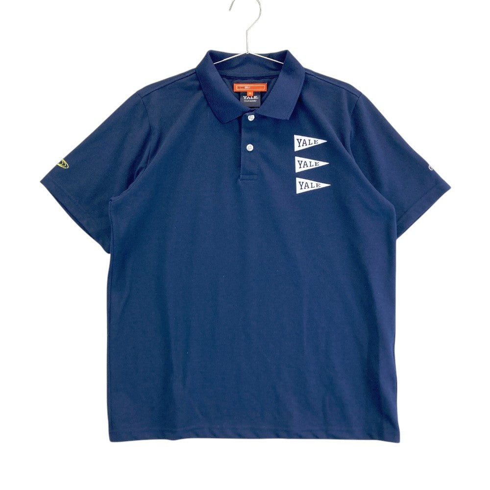 BEAMS GOLF 빔스 골프 × YALE 반소매 폴로셔츠 네이비 계열 M 사이즈
